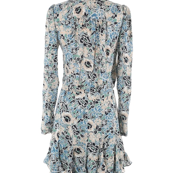 Veronica Beard Riggins Ashlynn Blue Floral mini dress - Picture 4 of 10